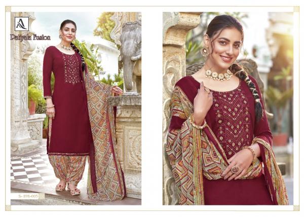 Alok Fusion Patiyala 2 Fancy Rayon Embroidery Dress Materials